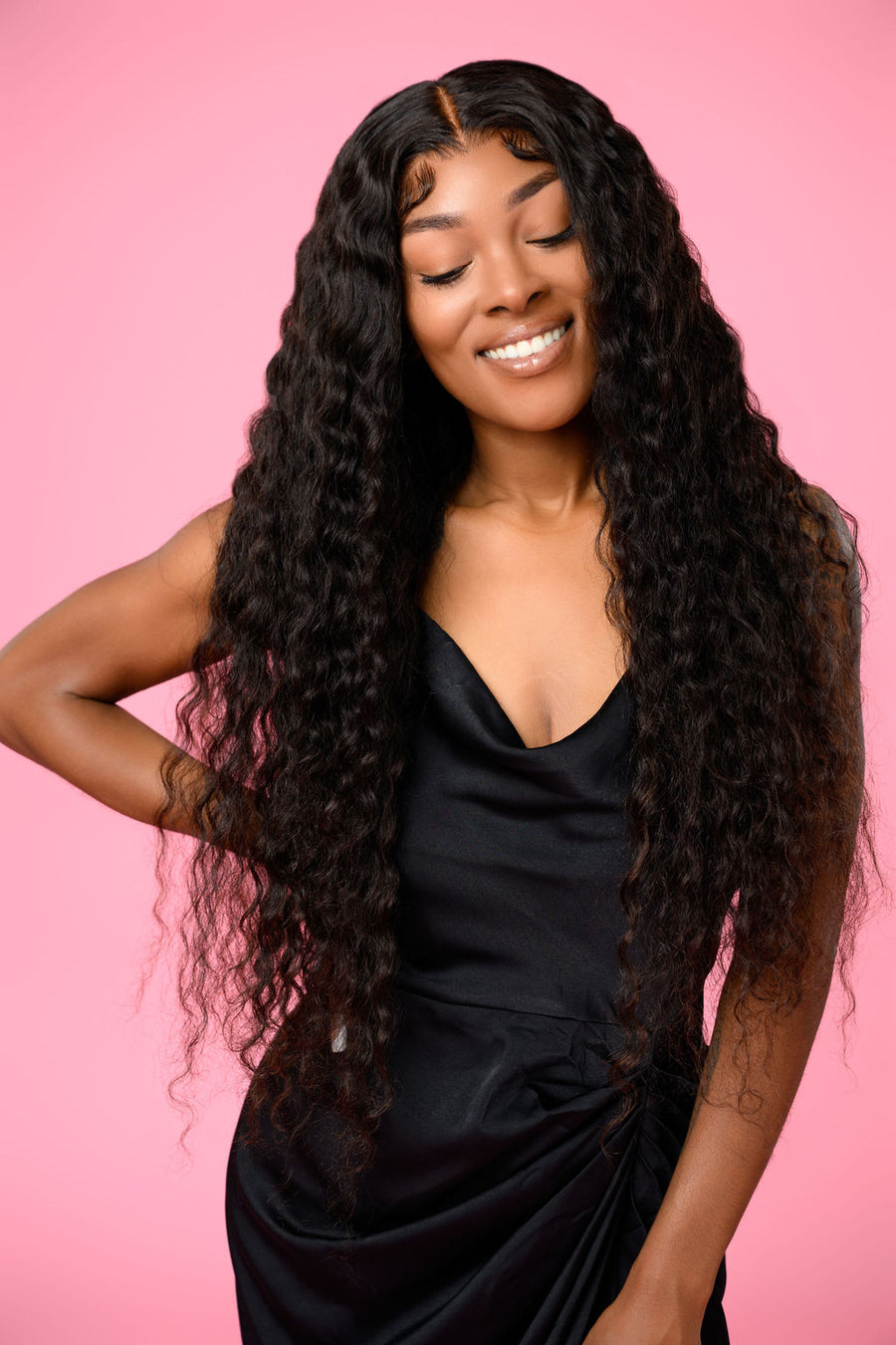 Indian Curly 5x5 Lace Closure Wigs