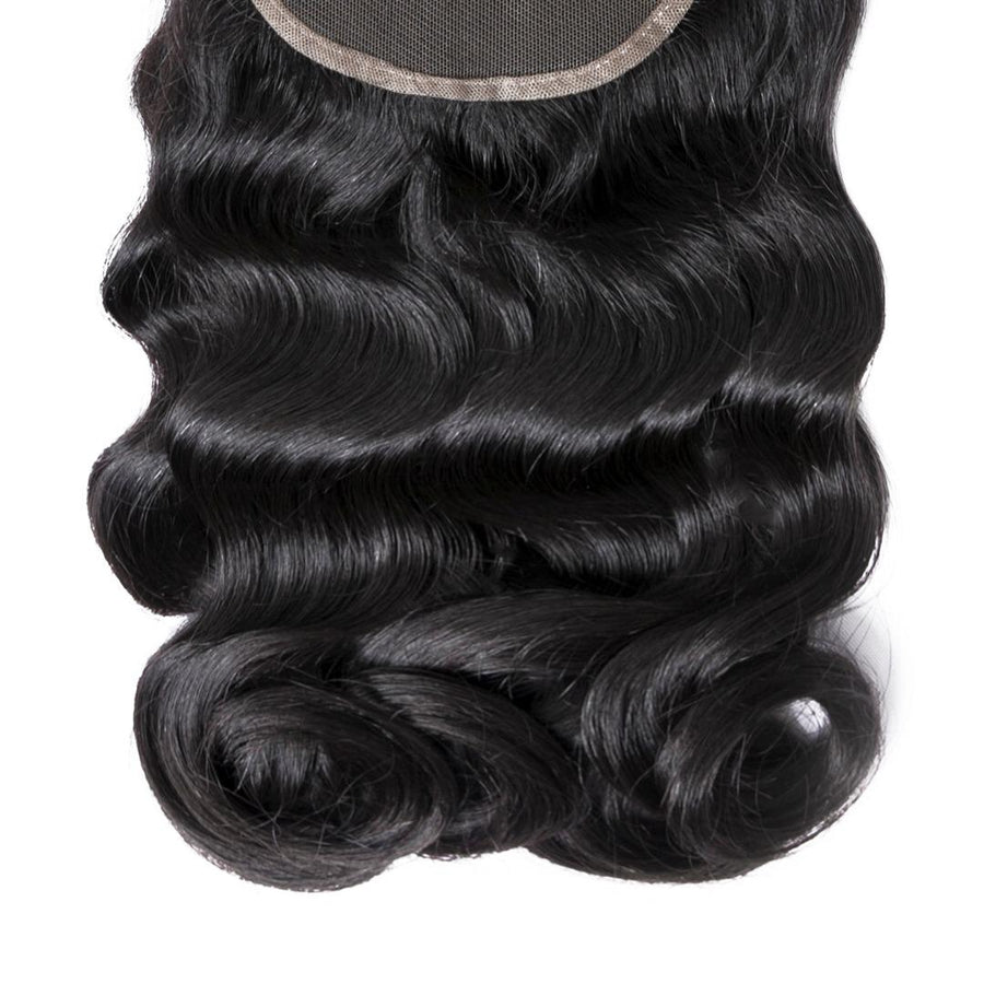 HD Indian Wavy Transparent Lace Closure 5x5