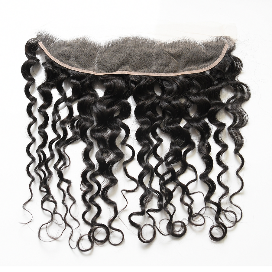 HD Indian Curly Transparent Lace Frontal (13 x 4)